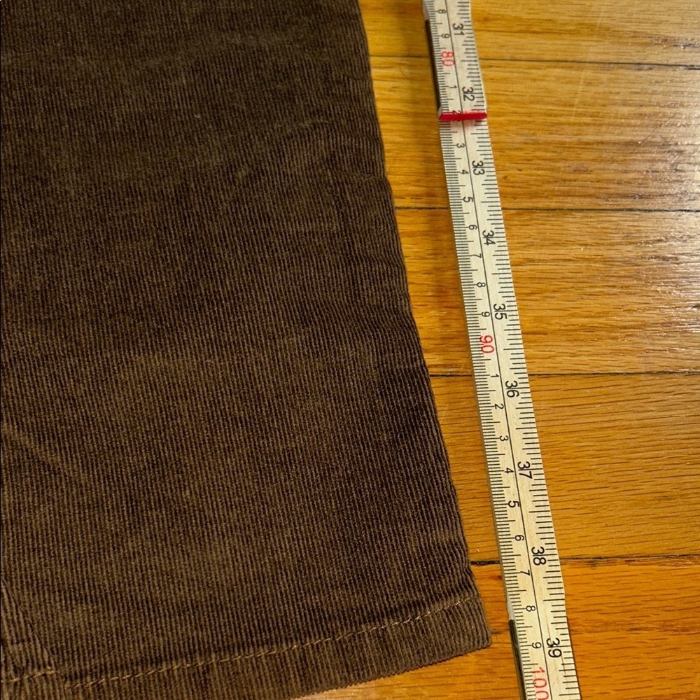 L.l ben Singnature Women corduroy Brown Pants size 8 - Picture 4 of 10